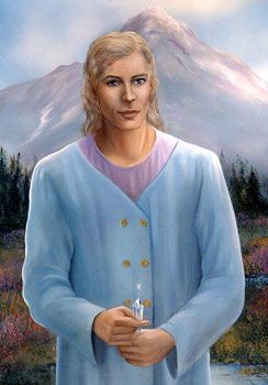 Adama of Lemuria. Mt. Shasta behind him. Love and Light
