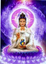 MENDONA - 💜PURIFICACIÓN EN EL LAGO VIOLETA💜 Amada Madre Kwan Yin, sumérgeme en tu lago de Luz Violeta y mantenme allí sumergido hasta que todo en mí esté manifestando la perfección Divina,